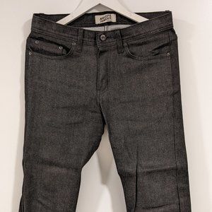 Naked & famous ash black weird guy jeans